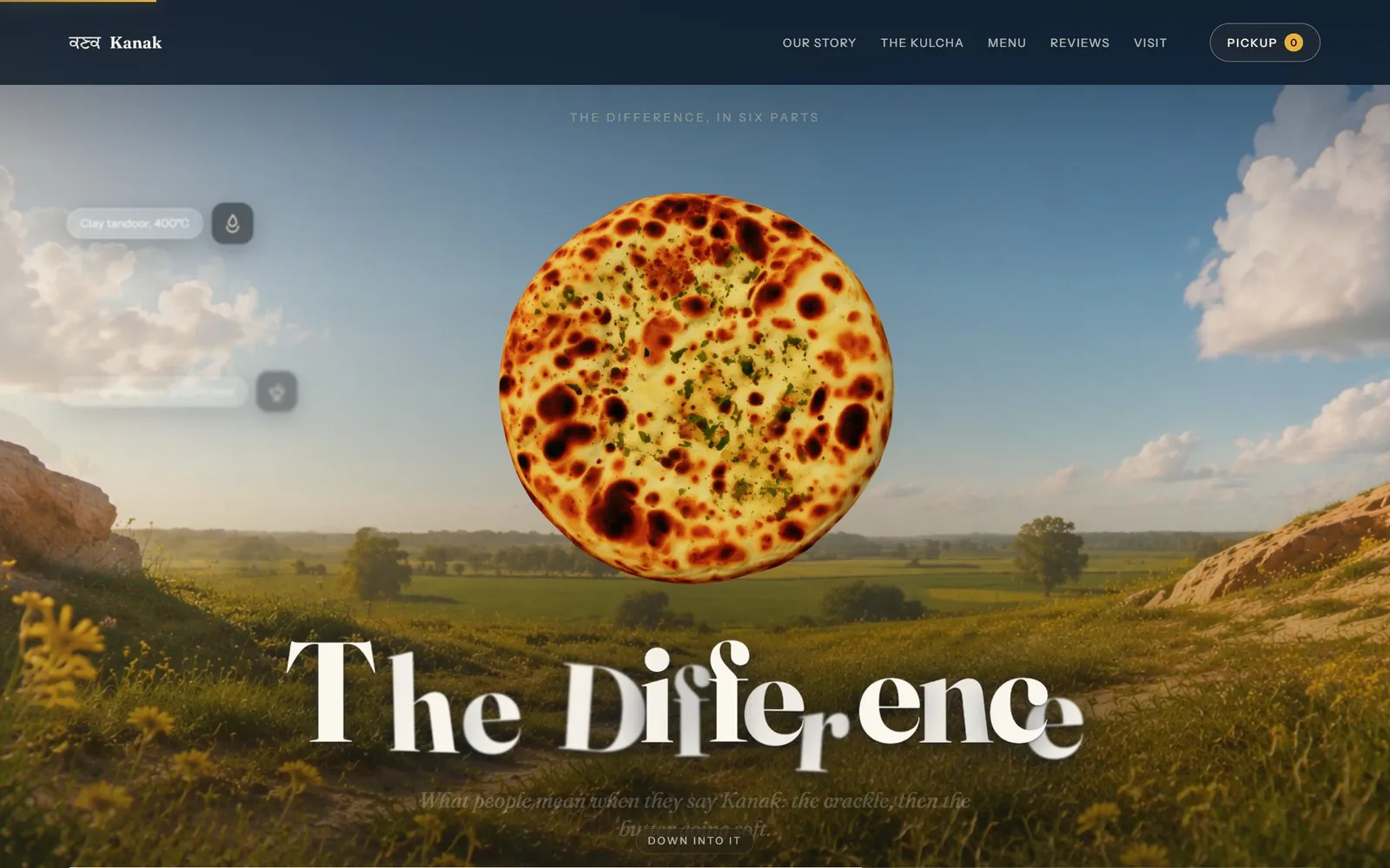 Kanak — Hospitality · Ordering website